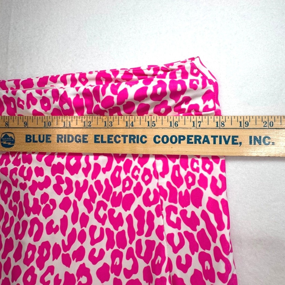 Jude Connally Ali Top Morgan Skort Set Pink White Leopard Animal Print Womens L - Picture 9 of 12